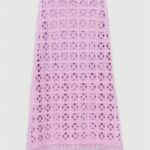 Riietus ee Maje naised heegeldatud midi seelik parma violetne 6FH8Z4240