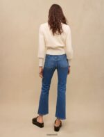 Riietus ee Maje naised kontrastne tweed-stiilis jakk ekru 6FH8Z4108 - Image 3