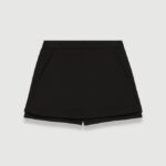 Riietus ee Maje naised krepp-kihiline skort must 6FH8Z4124