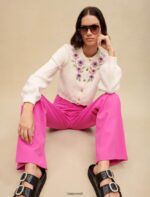Riietus ee Maje naised laia säärega ülikonnapüksid fuksia 6FH8Z4316 - Image 3