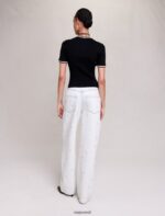 Riietus ee Maje naised liibuv silmkoeline pullover must 6FH8Z487 - Image 6