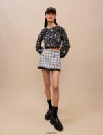 Riietus ee Maje naised lilleline topp lipsuga sinine kimp 6FH8Z4388 - Image 3