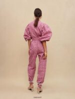 Riietus ee Maje naised lillemustriga kombinesoon fuksia tikitud lilled 6FH8Z4331 - Image 5
