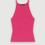 Riietus ee Maje naised link-rihm top fuksia 6FH8Z4322