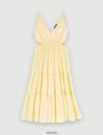 Riietus ee Maje naised maxi kleit kollane 6FH8Z4156