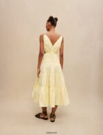 Riietus ee Maje naised maxi kleit kollane 6FH8Z4156 - Image 4