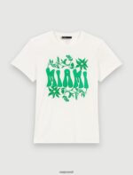 Riietus ee Maje naised miami t-särk valge 6FH8Z4198
