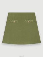 Riietus ee Maje naised miniseelik taskutega khaki 6FH8Z4281