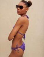 Riietus ee Maje naised Paisley kaheosaline ujumistrikoo lilla bandaan 6FH8Z4149 - Image 3