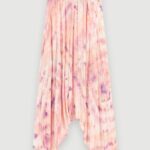 Riietus ee Maje naised pikk seelik roosa/roheline hibisk 6FH8Z4168