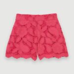 Riietus ee Maje naised pitsitud tikitud lühikesed püksid fuksia 6FH8Z4202