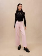 Riietus ee Maje naised roosad laia säärega teksad parma violetne 6FH8Z4394 - Image 2
