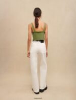 Riietus ee Maje naised seljata crop top khaki 6FH8Z4270 - Image 4