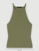 Riietus ee Maje naised tikitud logoga paak khaki 6FH8Z4275 - Image 5