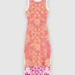 Riietus ee Maje naised trükitud ümberpööratav kleit roosa unenäoline 6FH8Z4173