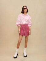 Riietus ee Maje naised tweed wrap seelik fuksia 6FH8Z4313 - Image 2