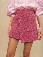 Riietus ee Maje naised tweed wrap seelik fuksia 6FH8Z4313 - Image 4