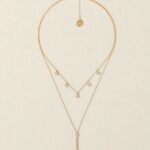 tarvik ee Maje naised diamante topeltkaelakee kullast 6FH8Z4557