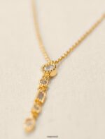 tarvik ee Maje naised diamante topeltkaelakee kullast 6FH8Z4557 - Image 3