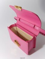 tarvik ee Maje naised sisaliku efektiga reljeefne nahast kott fuksia 6FH8Z4454 - Image 7