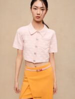 tarvik ee Maje naised topeltpandlaga nahast vöö roosa 6FH8Z4550 - Image 6